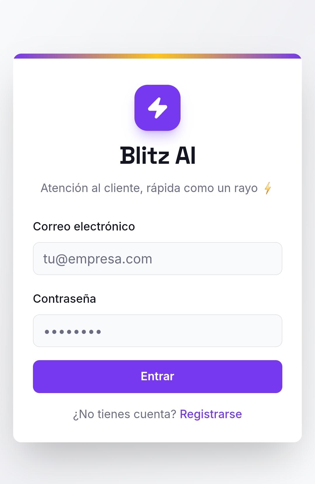 BlitzAI Login
